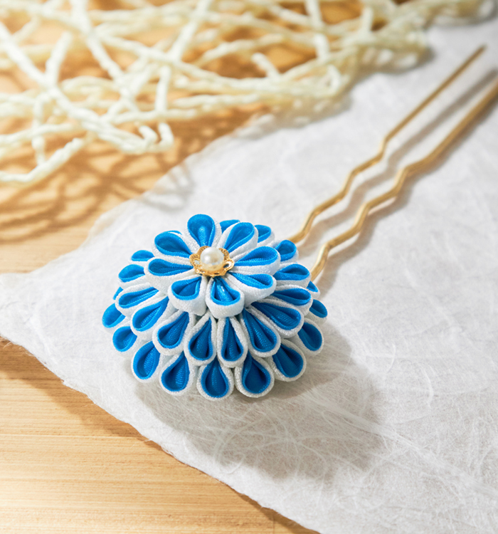 つまみ細工 半くすかんざし No.5ZN-0186-01の通販｜きもの365